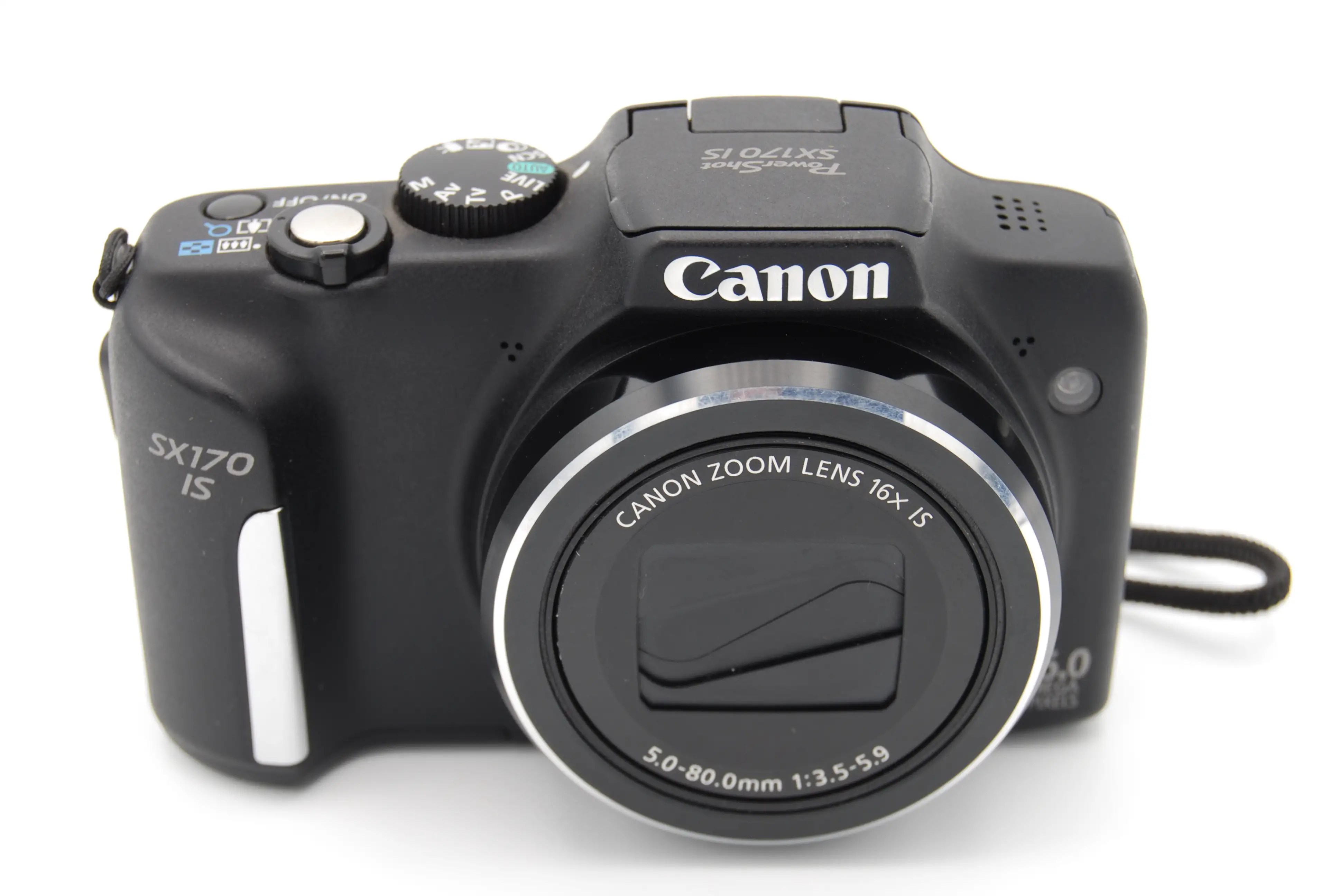 Canon PowerShot SX170 IS 16MP 3''Screen 16x Zoom Digital Camera BLACK