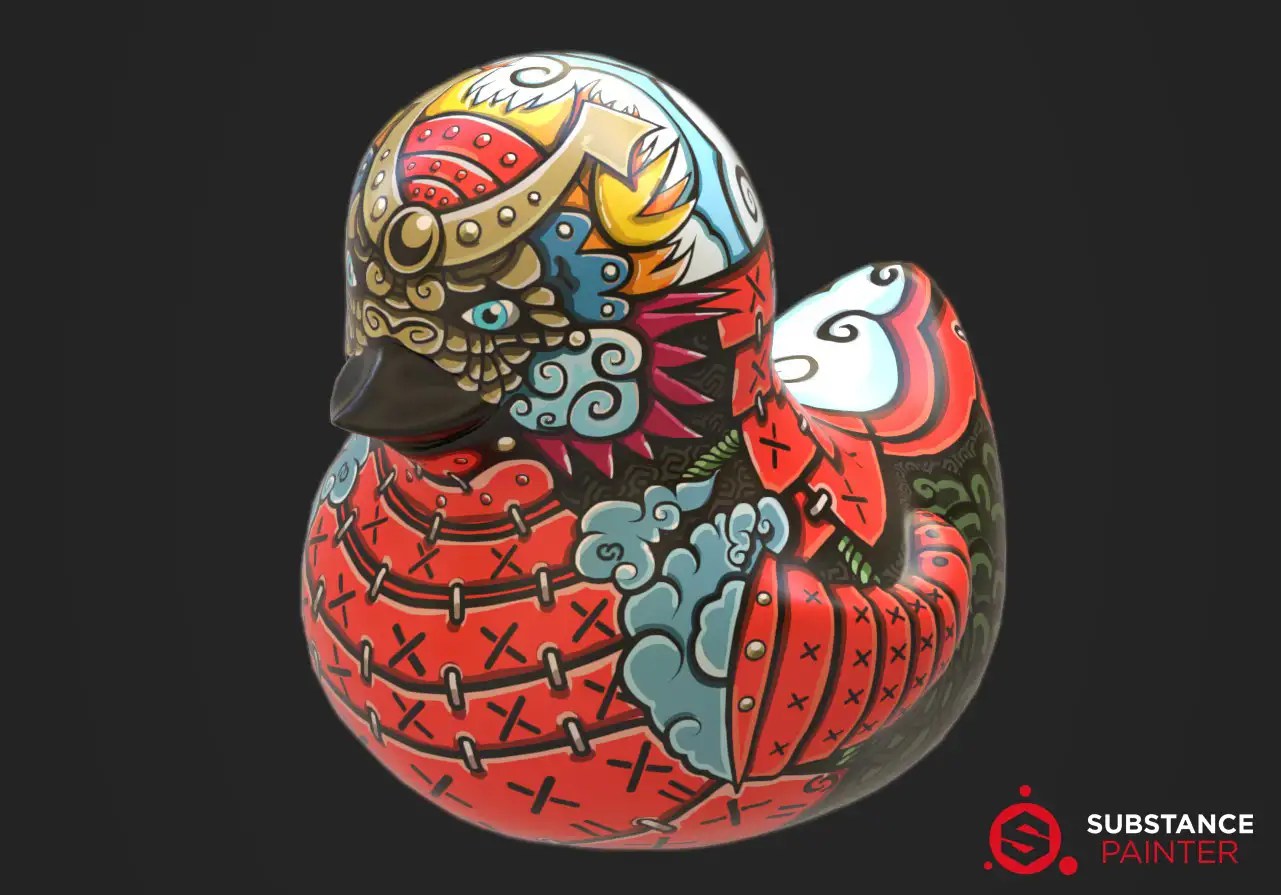 The Rubber Ducky Challenge Samurai Duck