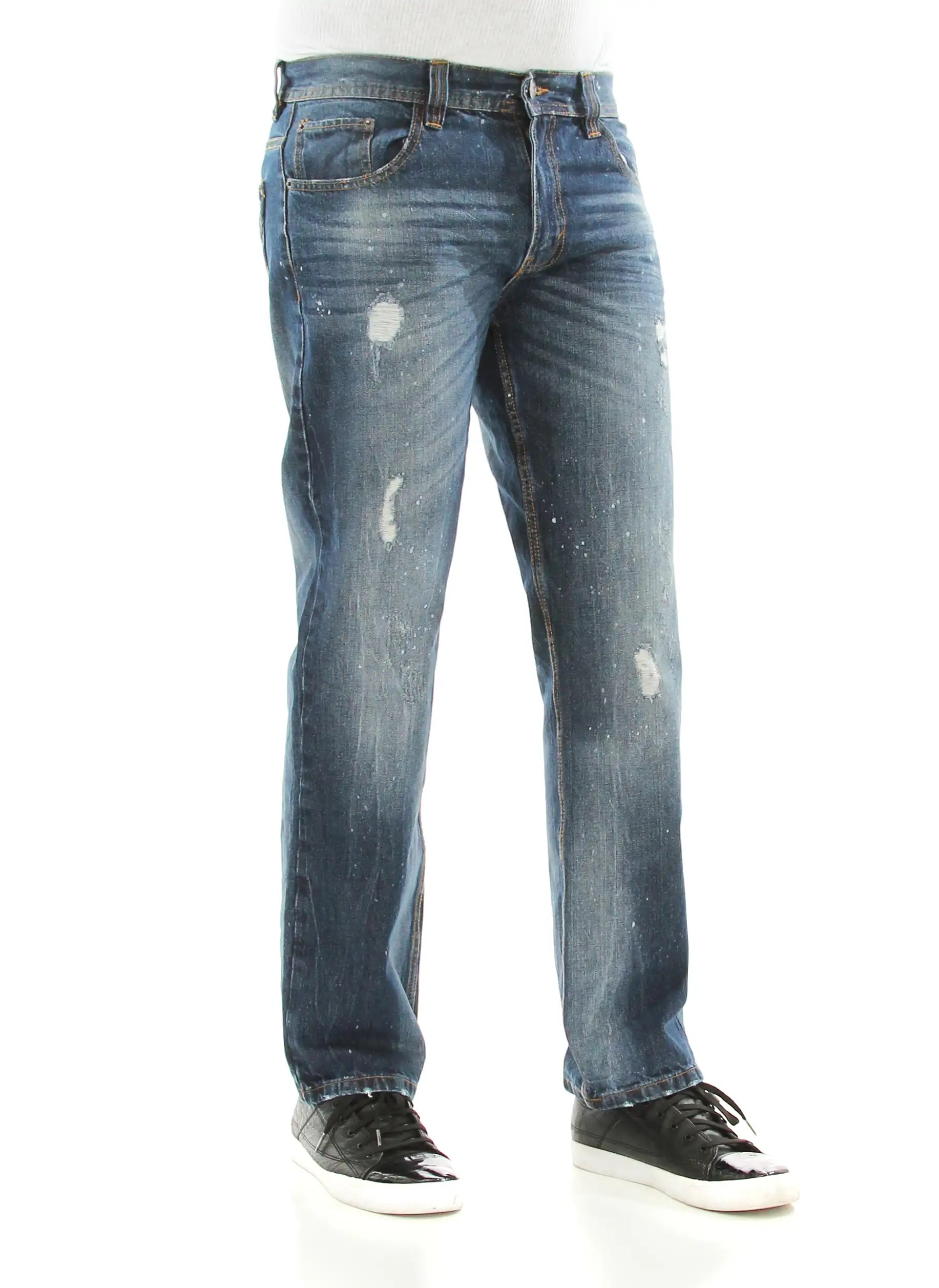 Akademiks Men's Burton Wash Straight Leg Denim Jeans eBay