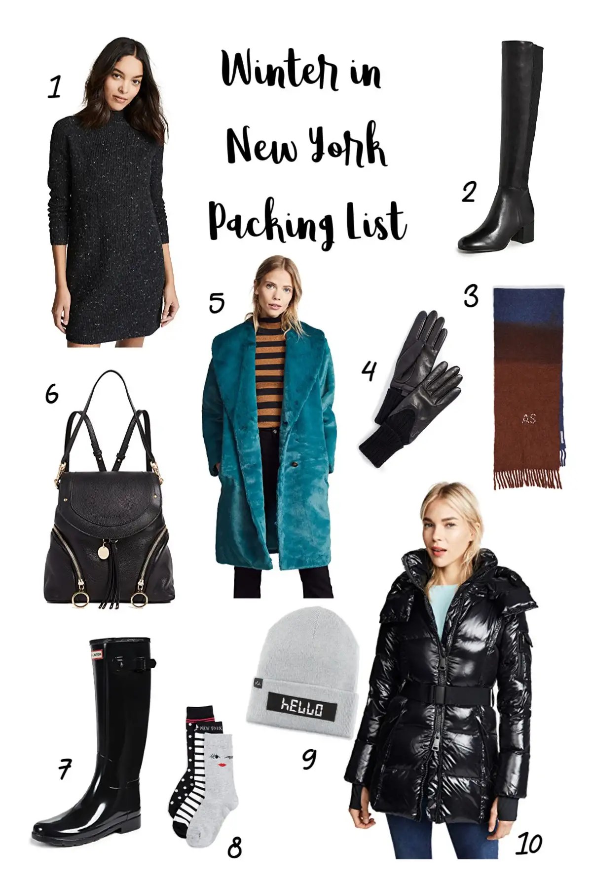 Winter Wardrobe Essentials for NYC Helen Chik