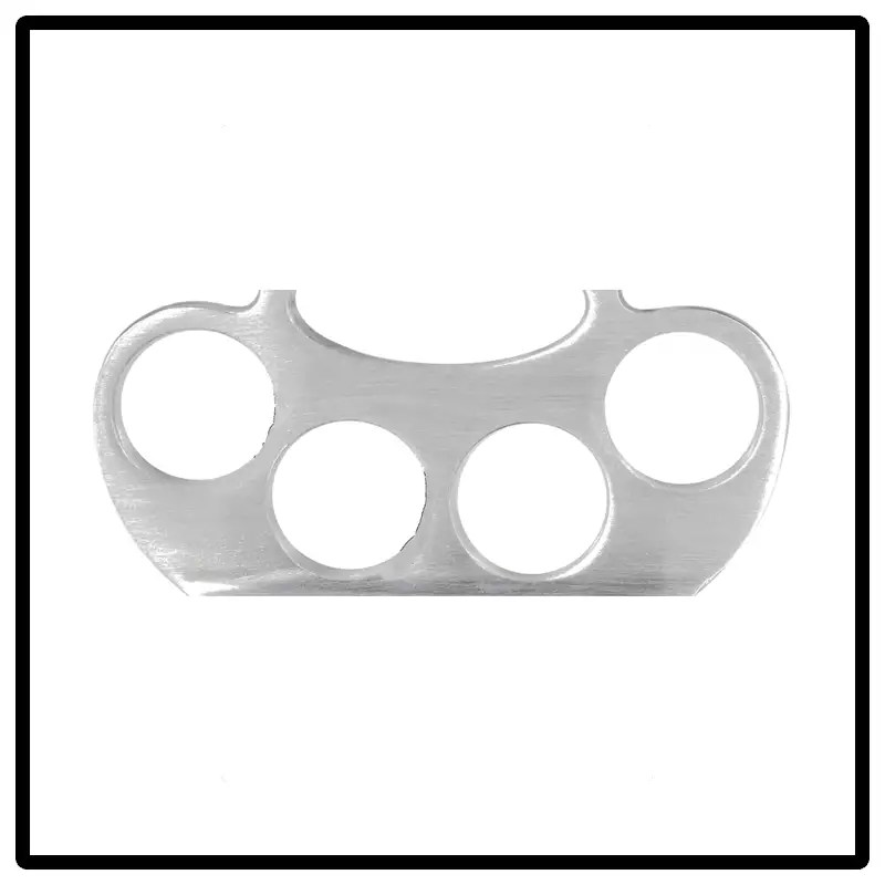 BonBon Aluminum Alloy Brass Knuckles Manual Meat Pounder Tenderizer