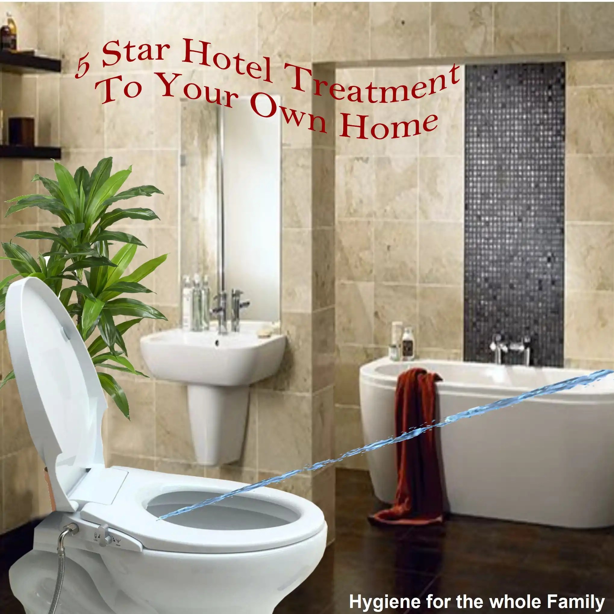 SHATTAF TOILET SEAT COVER SPRAY HYGIENE SPRAYER BIDET CLEAN WASHLET