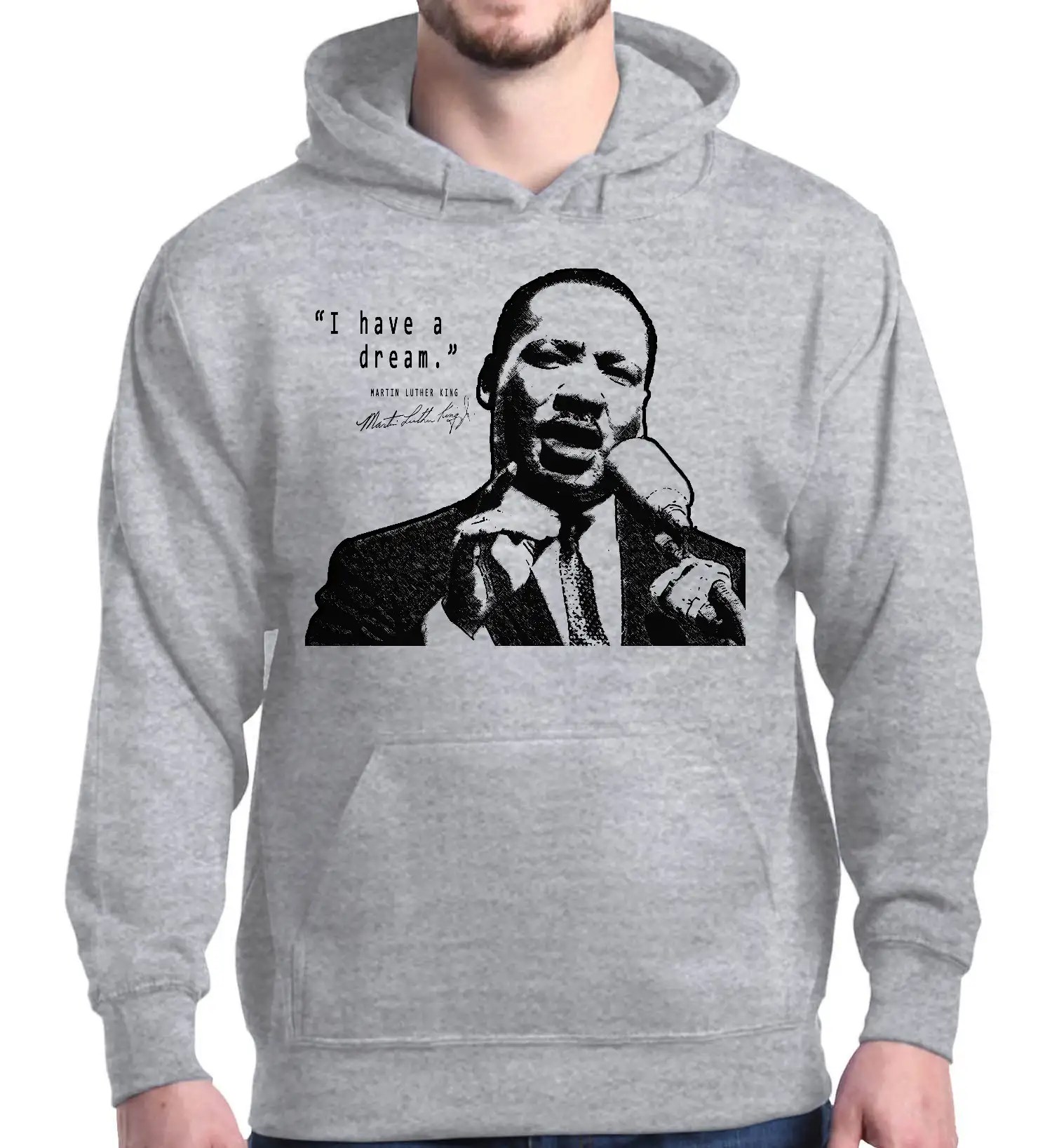 Martin Luther King Jr. Hoodies Dream Speech Civil Rights Sweatshirts eBay