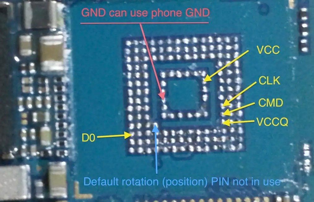 Guide How To Find Direct Emmc Pinout Step By Step With Pictures Gsm Forum