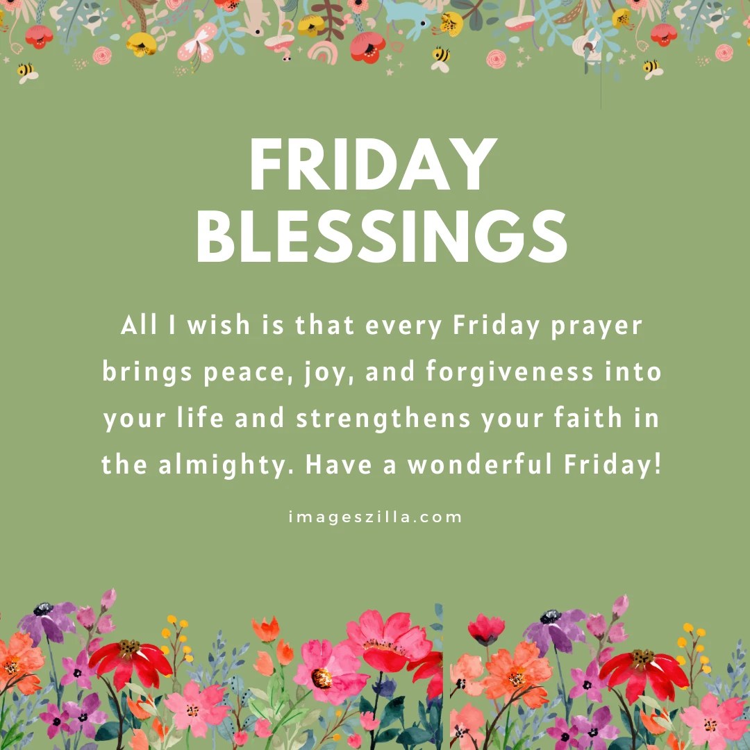 30+ Friday Blessings Images, And Quotes Imageszilla(04)