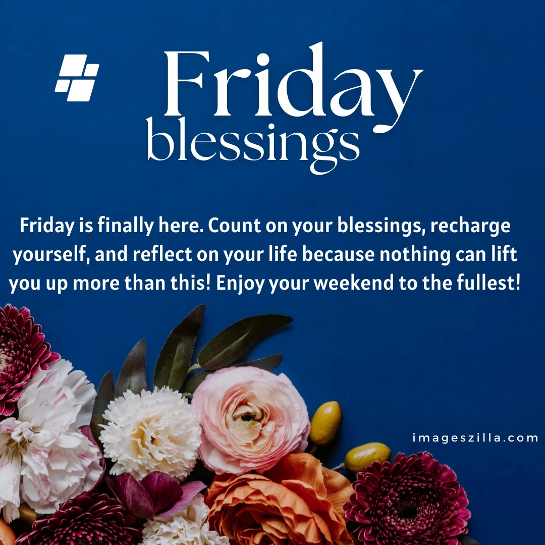 30+ Friday Blessings Images, And Quotes Imageszilla(01)