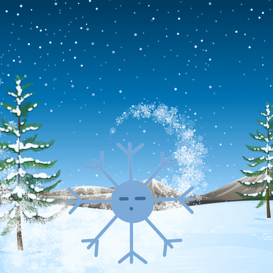 Красивые гифки "Доброго зимнего утра!" (72 шт.)