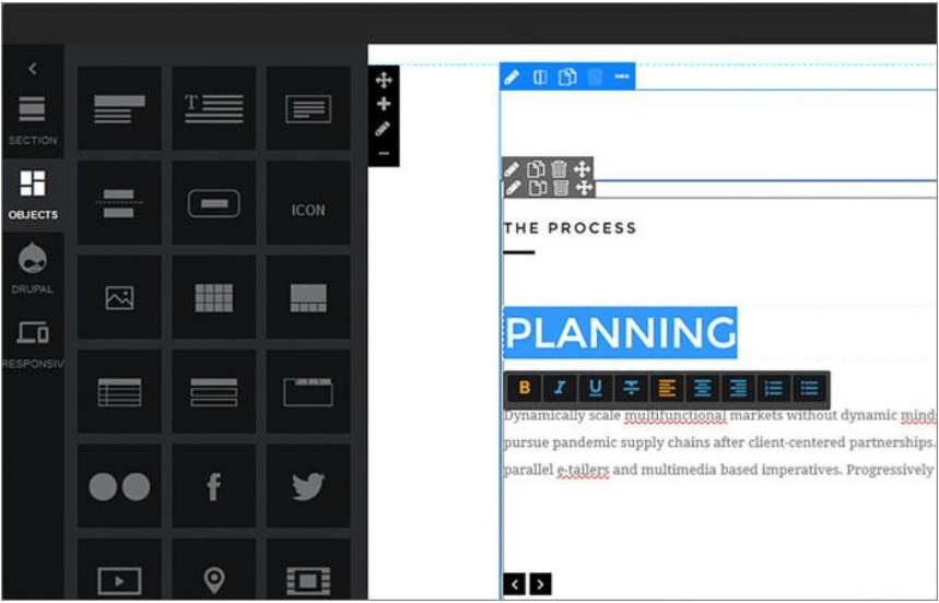 Drag & Drop Page Builders for Drupal