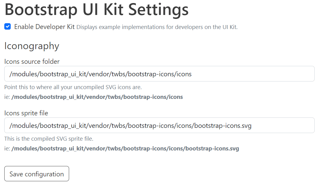 Guide to using the Bootstrap UI Kit module for Drupal