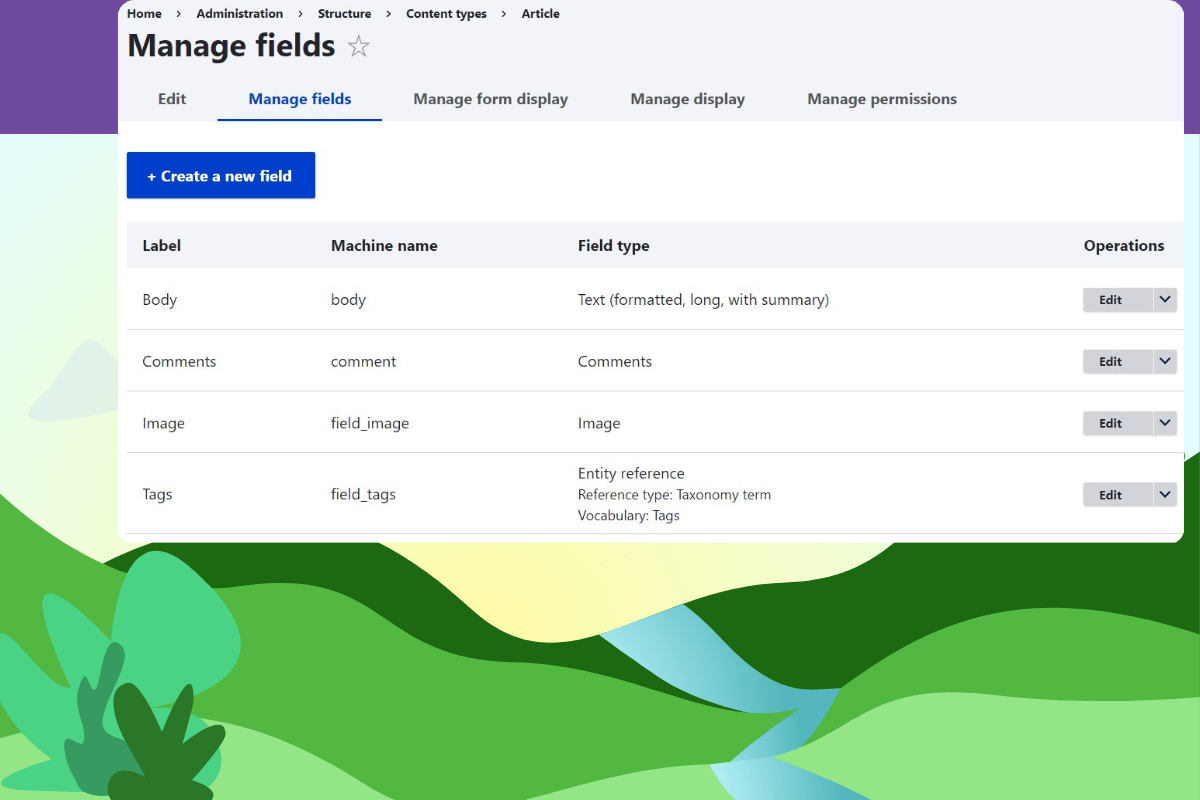 The new Field UI in Drupal revamped field creation experiences
