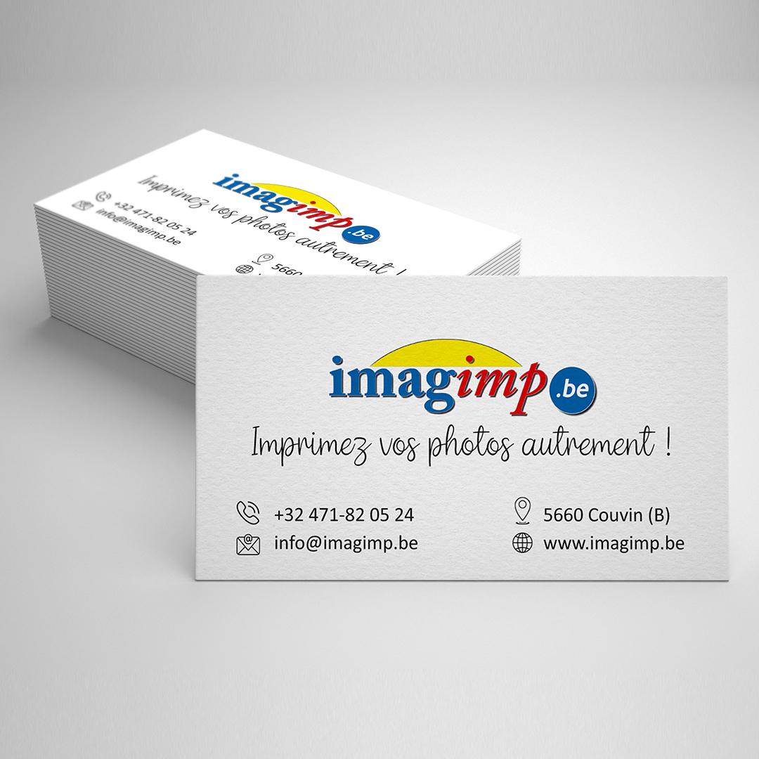 Cartes de visite personnalisées Impression de qualité Imagimp