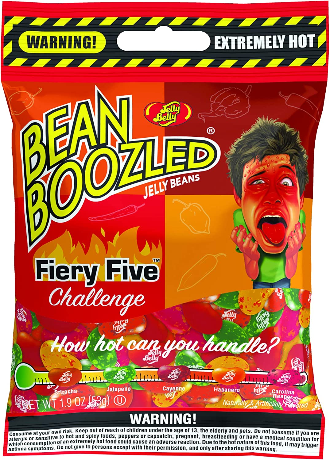 JELLY BELLY BEAN BOOZLED FIERY FIVE (54G) / JUJUBES