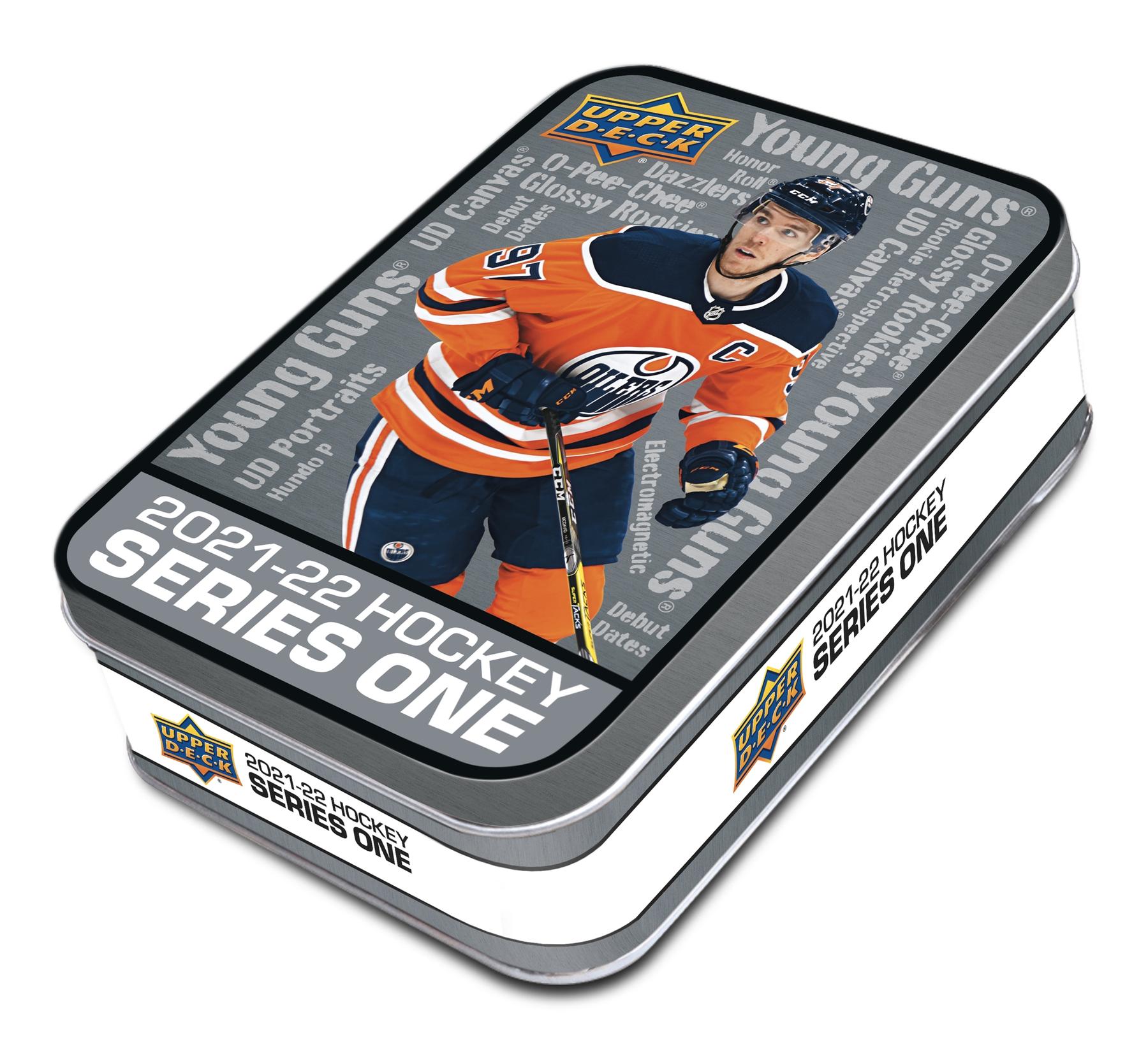 202122 HOCKEY UPPER DECK SERIES 1 TIN