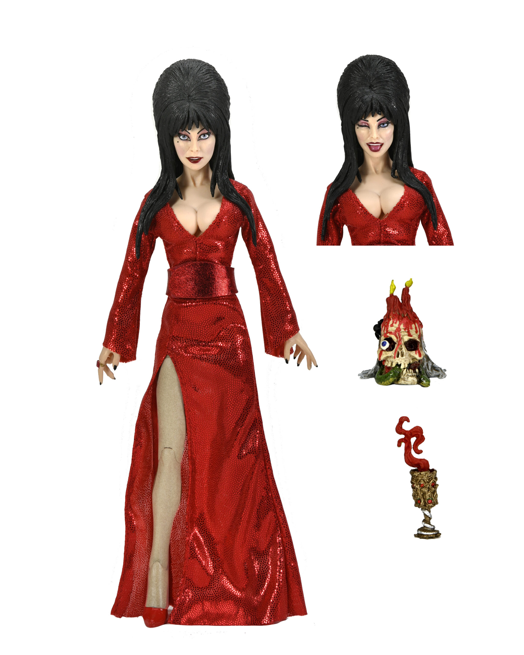 ELVIRA MISTRESS OF THE DARK “RED, FRIGHT, AND BOO” ELVIRA ACTION