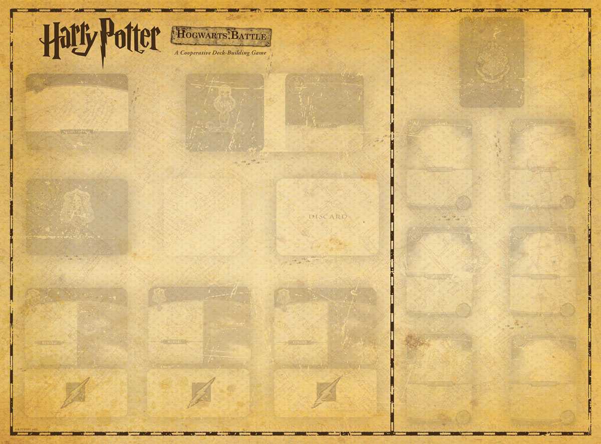 HARRY POTTER HOGWARTS BATTLE PLAYMAT