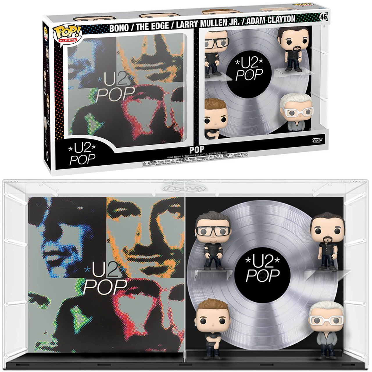 U2 FIGURINE POP! EN VINYLE DELUXE DE L'ALBUM "POP" (10 CM) 46