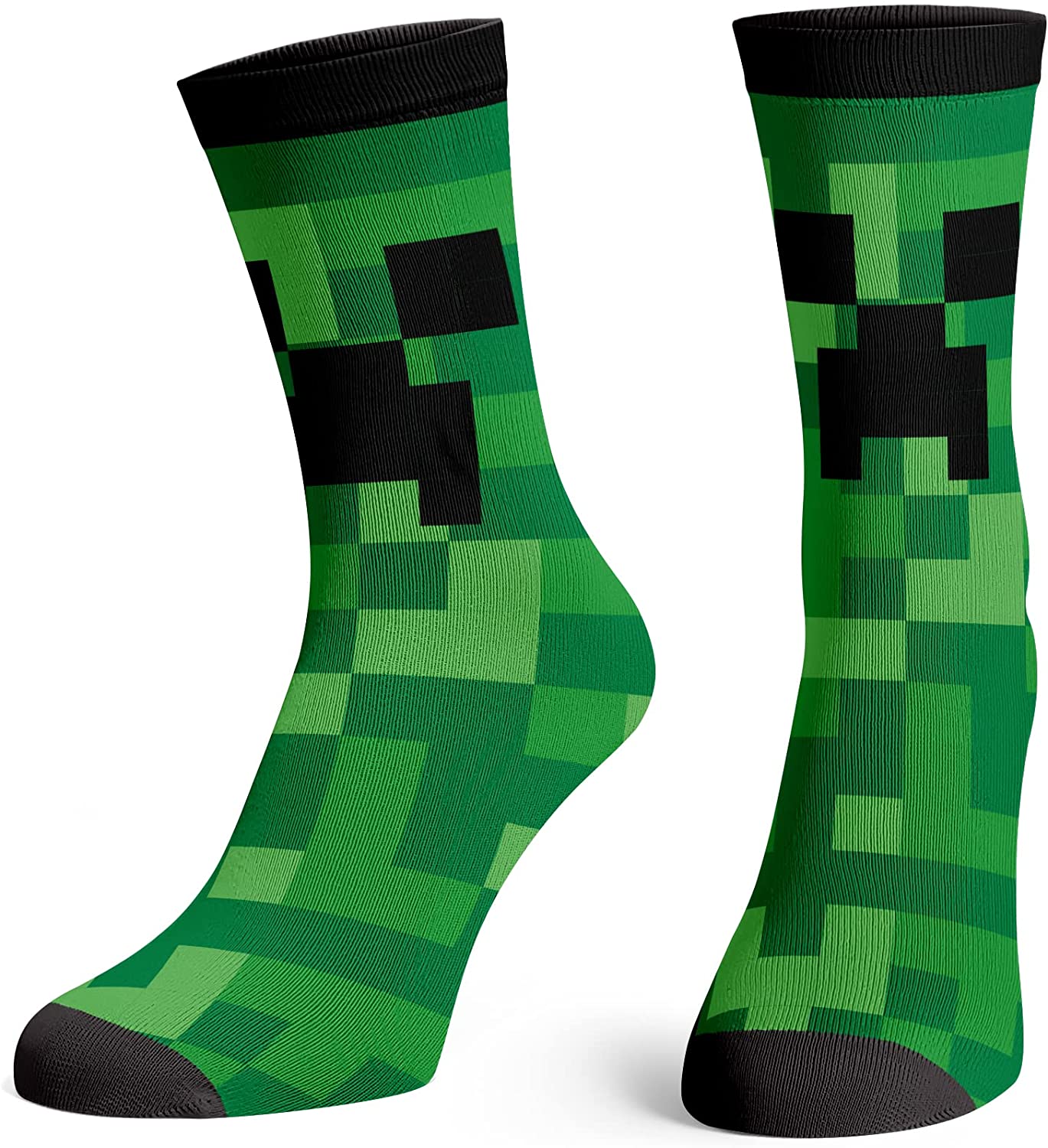 MINECRAFT 1 PAIR CREEPER SOCKS