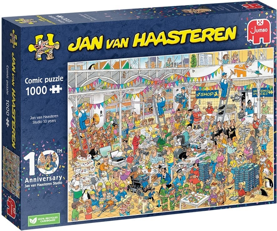 JUMBO JAN VAN HAASTEREN STUDIO 10E ANNIVERSAIRE (1000 PIÈCES) JAN VAN HAASTEREN