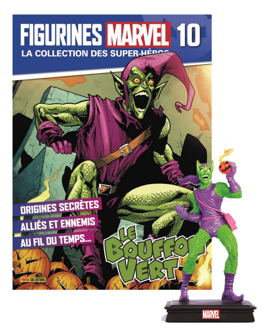 MARVEL FIGURINE ET MAGAZINE LE BOUFFON VERT LA COLLECTION DES