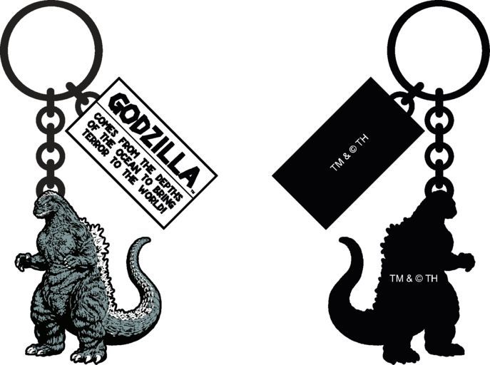 GODZILLA COMIC KEYCHAIN