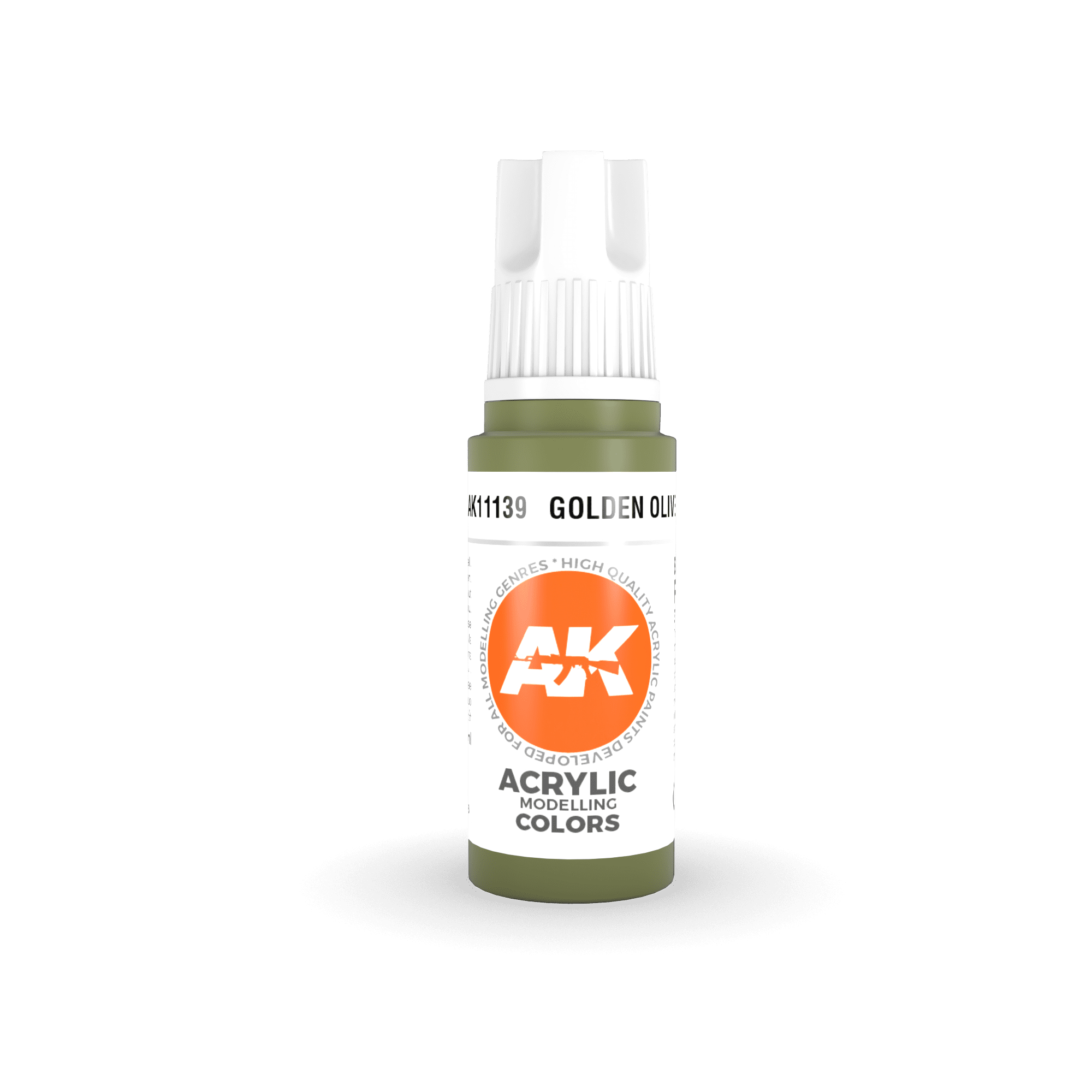ACRYLIC PAINT GOLDEN OLIVE (17 ML) AK INTERACTIVE