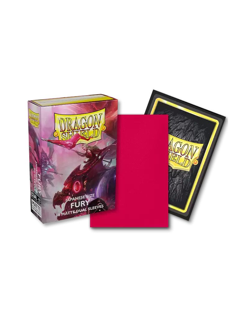 DRAGON SHIELD FURY DUAL MATTE SLEEVES JAPANESE SIZE (60