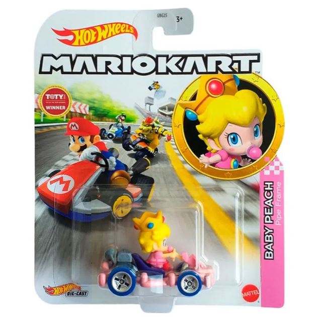 HOT WHEELS BABY PEACH STANDARD KART MARIO KART