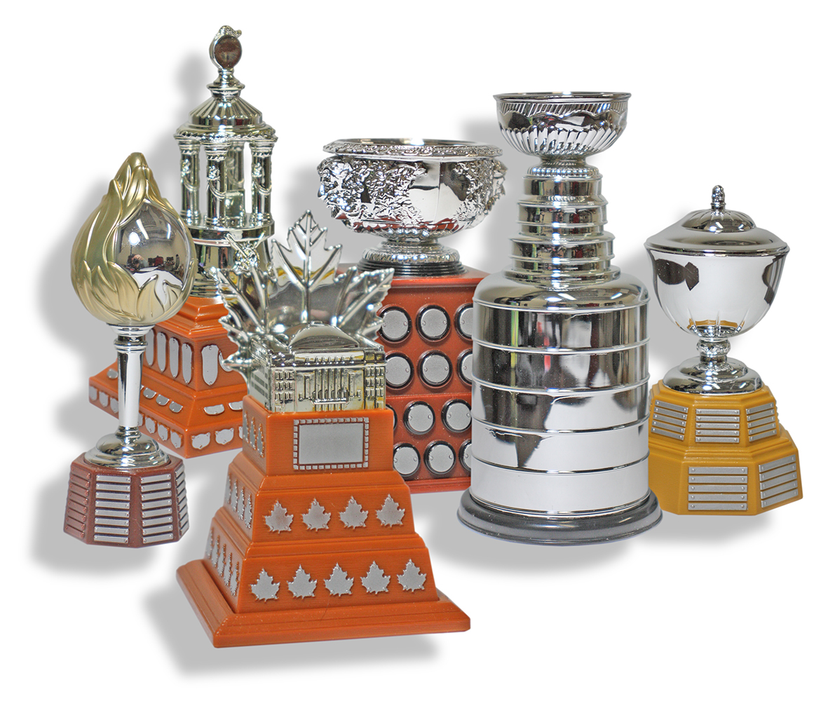 NHL MCDONALD'S TROPHY SET (6 TROPHYS)