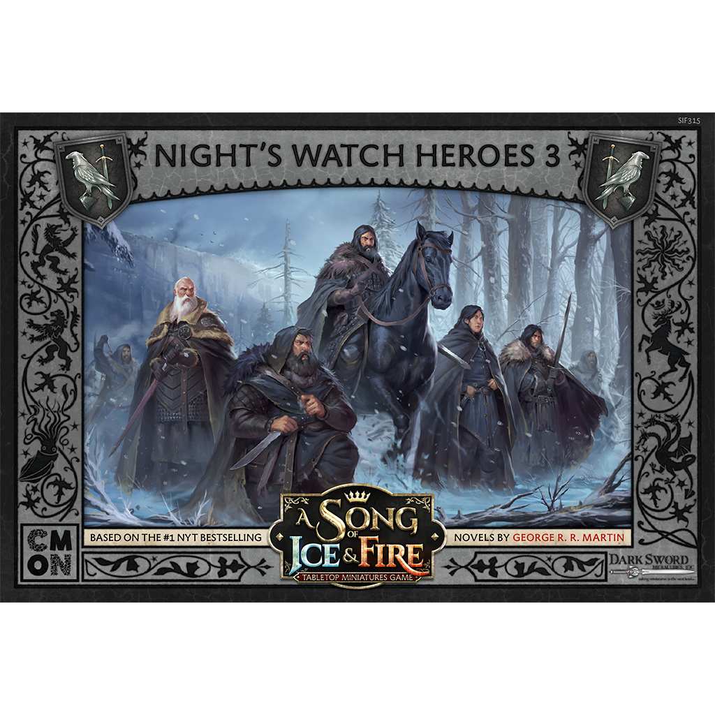 A SONG OF ICE AND FIRE NIGHT'S WATCH HEROES 3 (ANGLAIS)