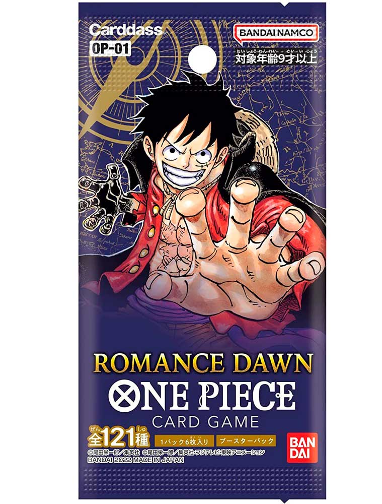 ONE PIECE CARD GAME ROMANCE DAWN BOOSTER PACK (JAPONAIS)(6P/24B) OP01