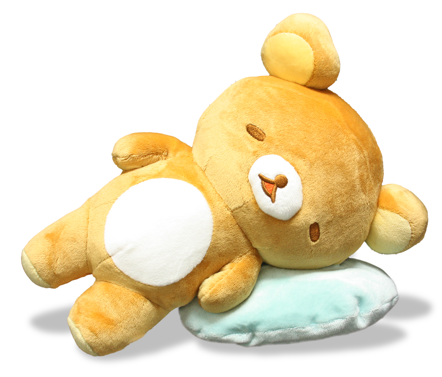 RILAKKUMA SLEEPING RILAKKUMA WITH MINT PILLOW PLUSH (11")