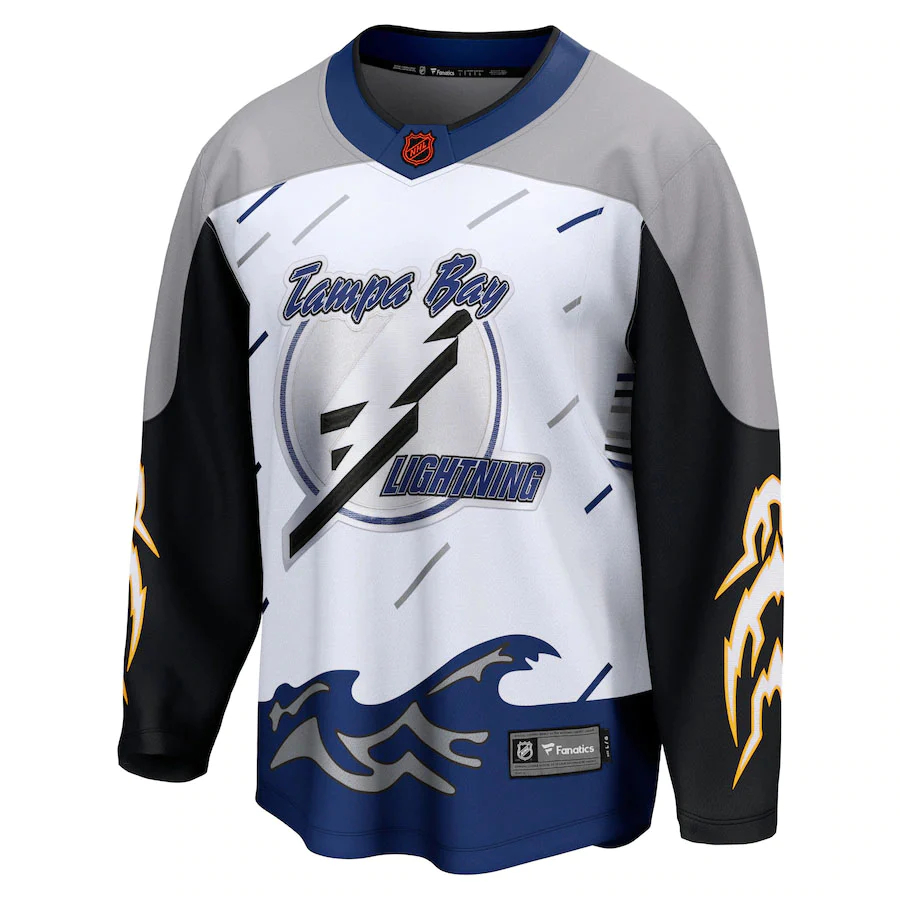 TAMPA BAY LIGHTNING REPLICA JERSEY REVERSE RETRO