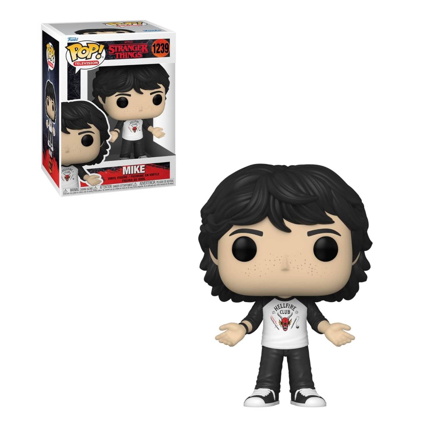 STRANGER THINGS FIGURINE POP! VINYLE DE MIKE WHEELER (10 CM) SAISON