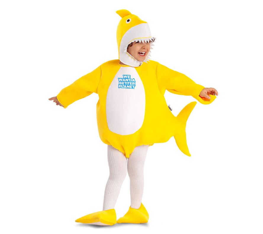 BABY SHARK COSTUME DE BABY SHARK JAUNE (ENFANT 34 A)