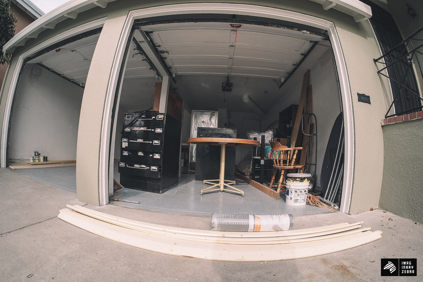 My ManCave Part 1—DIY Dog Fence for Garage Doors Imaginary Zebra™