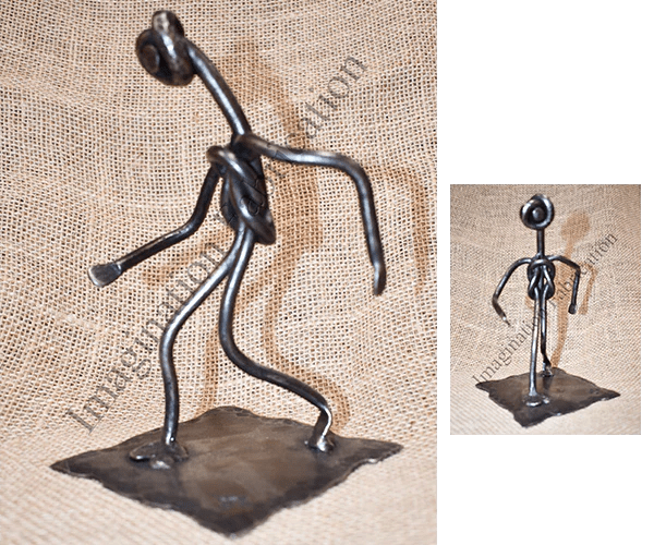 Knotty Man Table Top Sculpture Imagination Fabrication of New Mexico