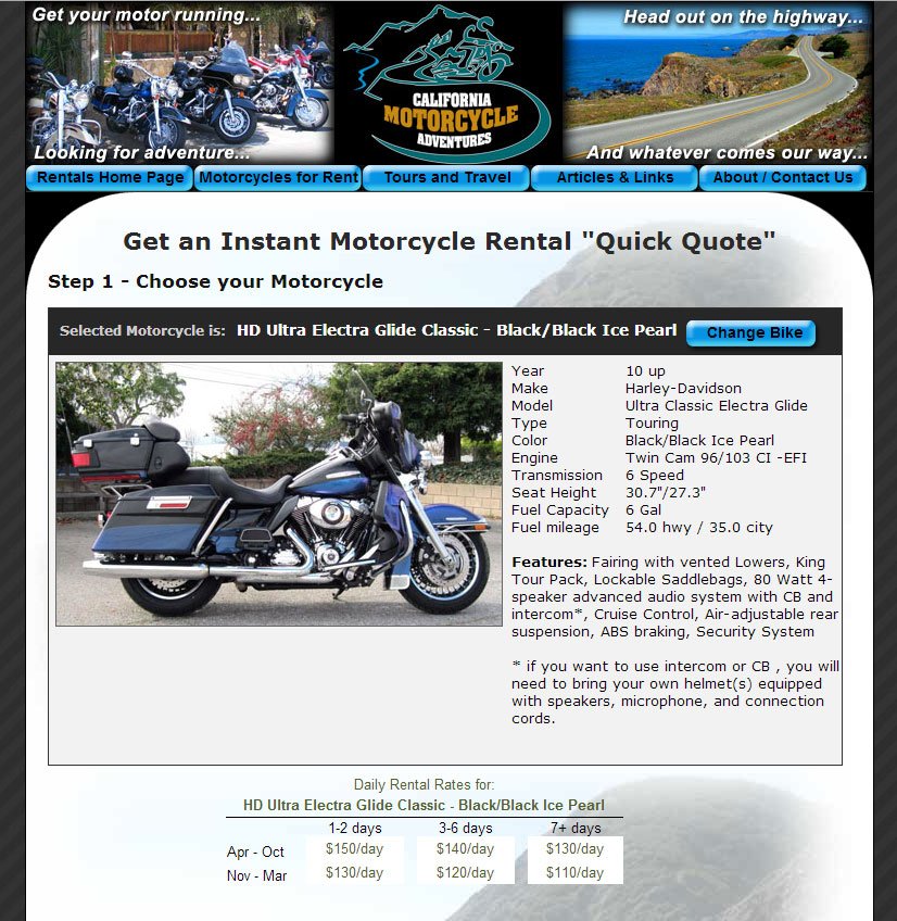 Four Classes of Motorcycles for Rent imagiNed  Design