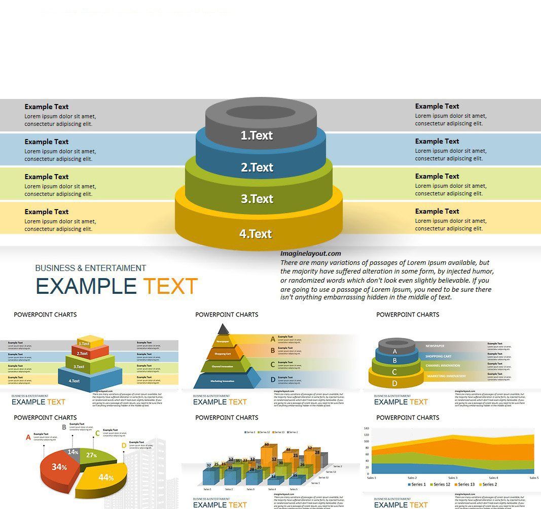 Analytics Graphs Keynote chart Template