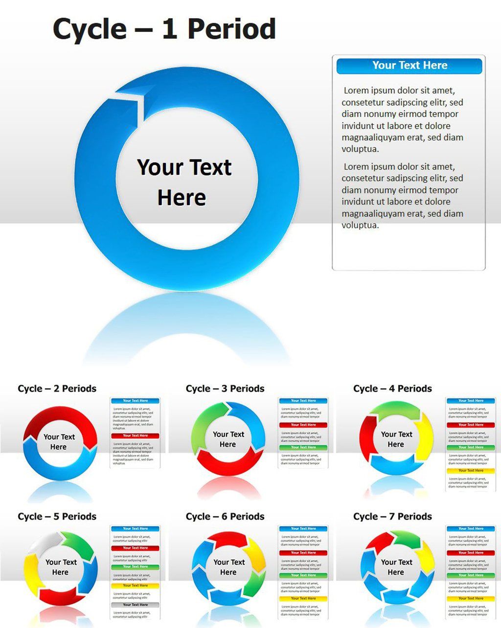 Twelve Cycle Period PowerPoint diagrams | ImagineLayout.com