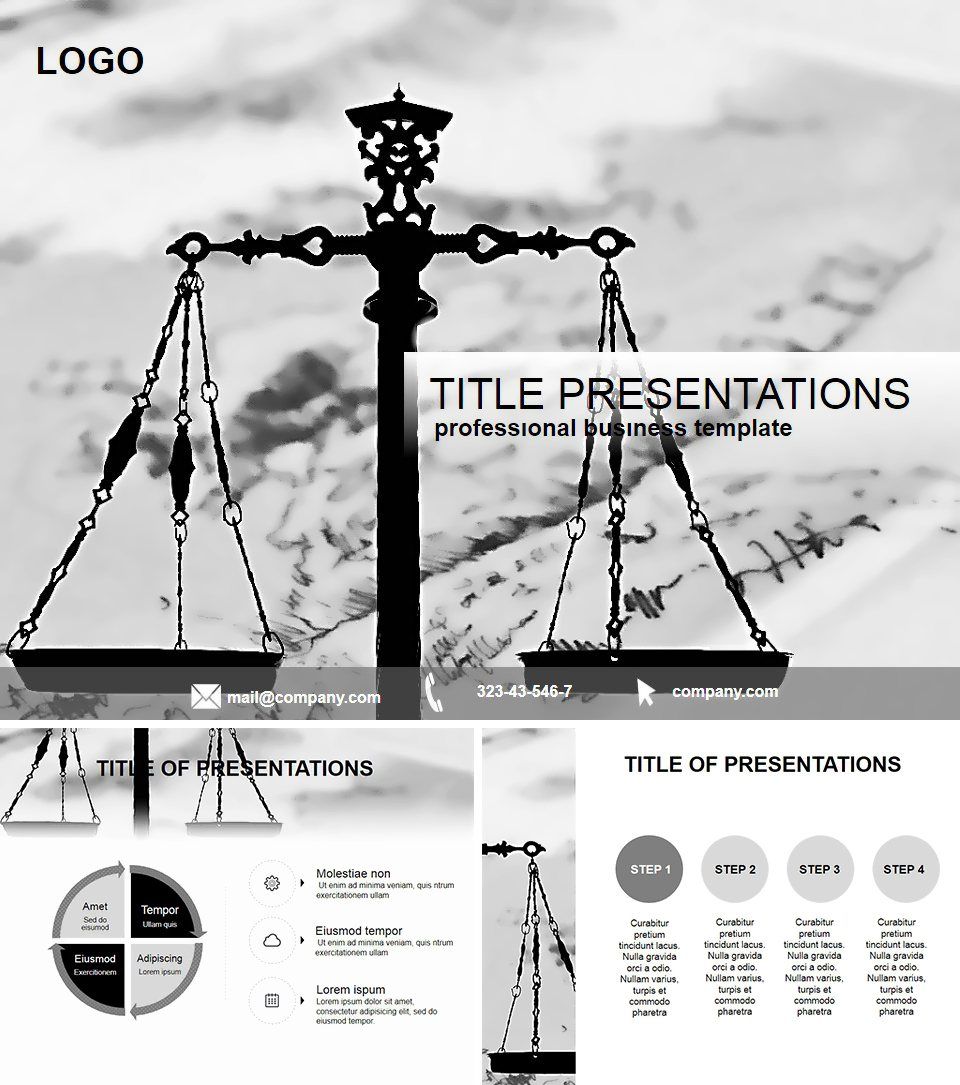 Violation of Law PowerPoint Templates