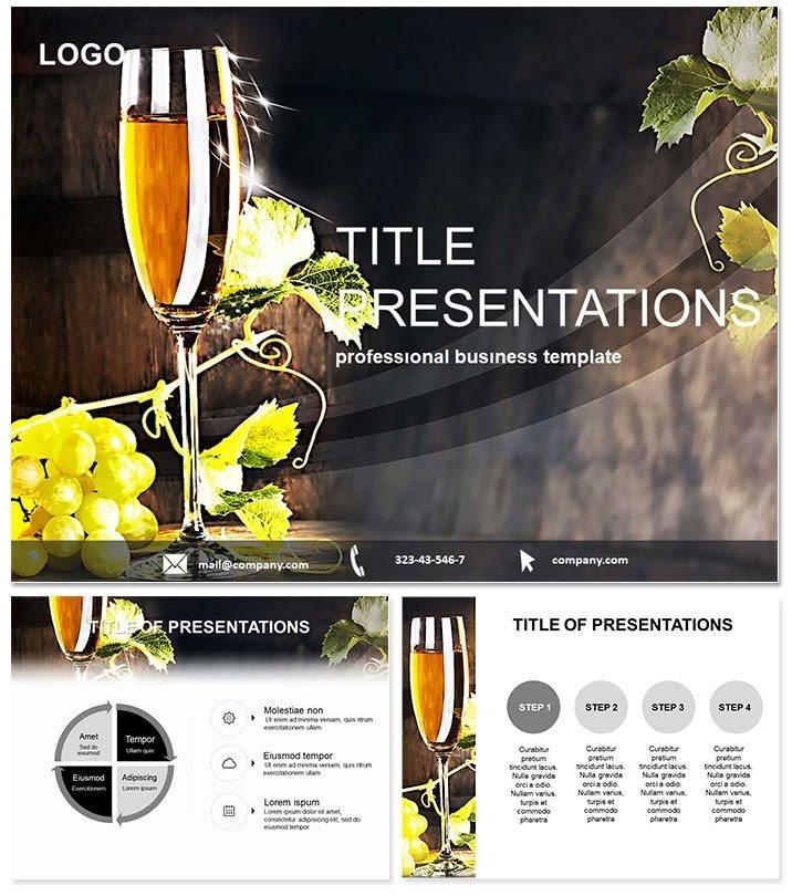 Wine company PowerPoint templates