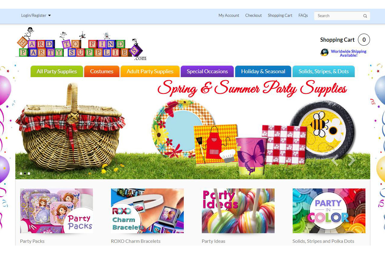 Hard To Find Party Supplies