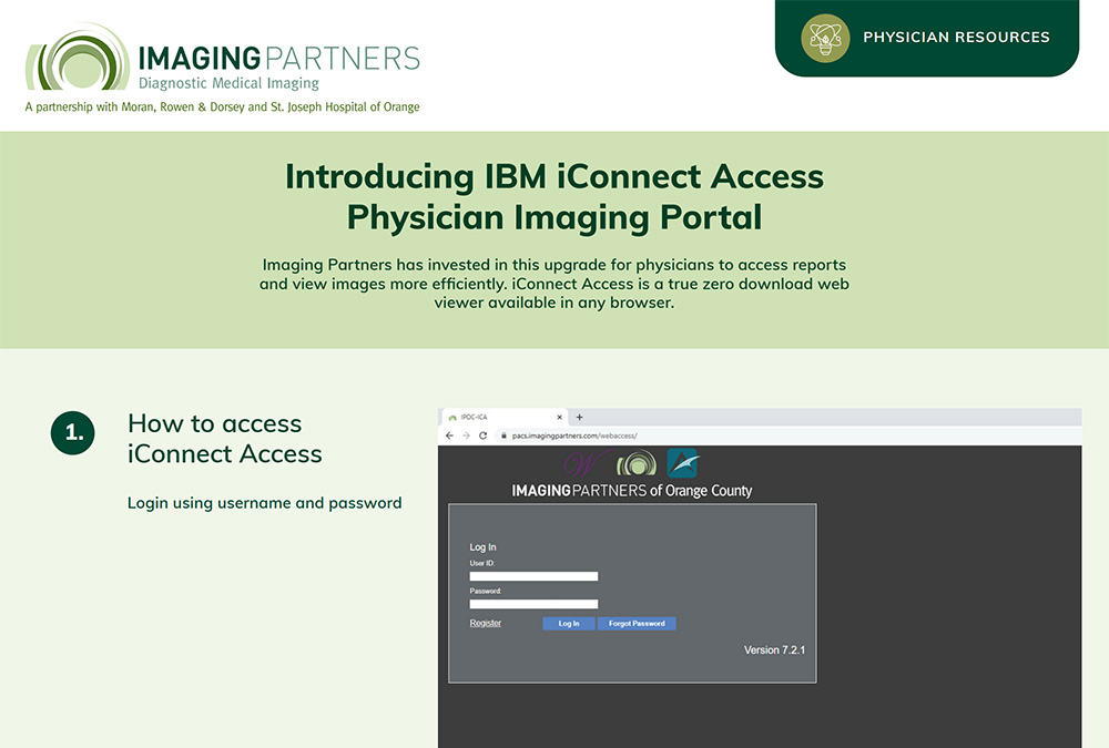Physician Login Imaging Partners of Orange County