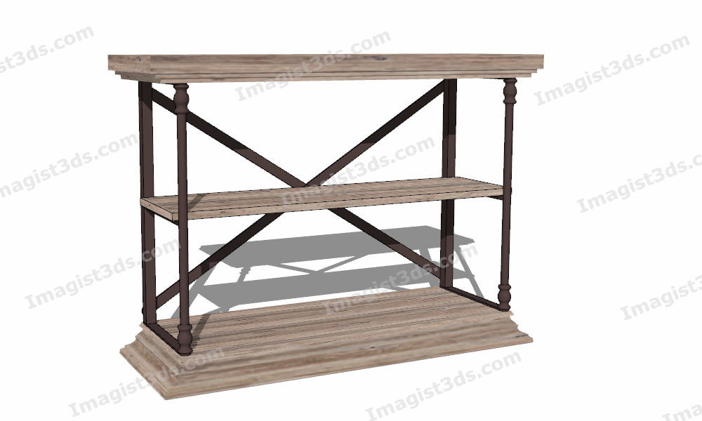 Detailed Console Table 3D Models of 2024, 054006 Imagist3ds