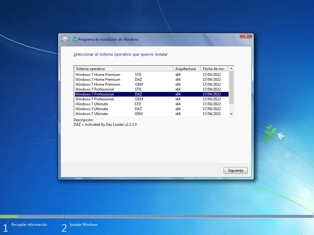 Windows 7 SP1 OEM ESD X64 All Versions. ES. OCTOBER 2022