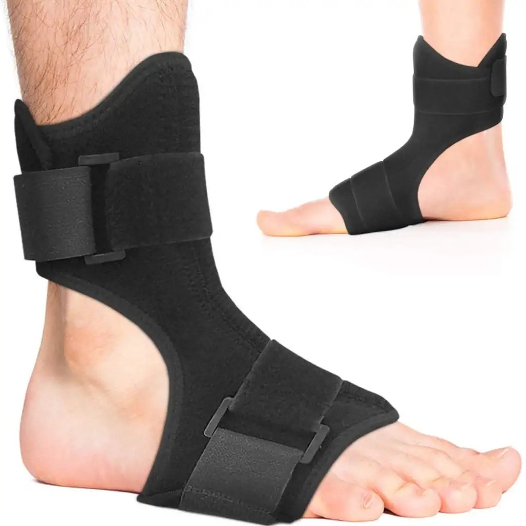 12pcs Foot Drop Support Ankle Brace Orthosis Plantar Fasciitis Night