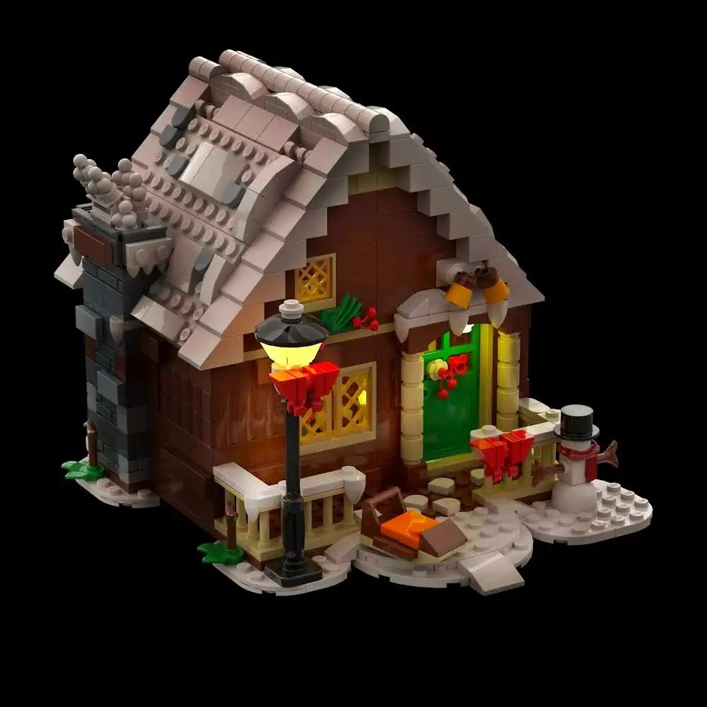 LEGO MOC The Little Christmas Cottage by dreamnbricks Rebrickable