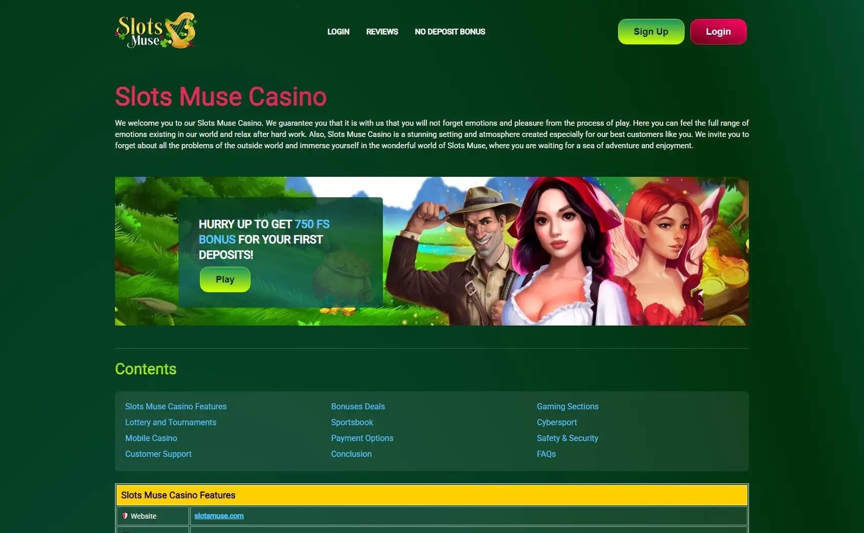 Uncovering the Best Bonus Offers at Slots Muse Casino A