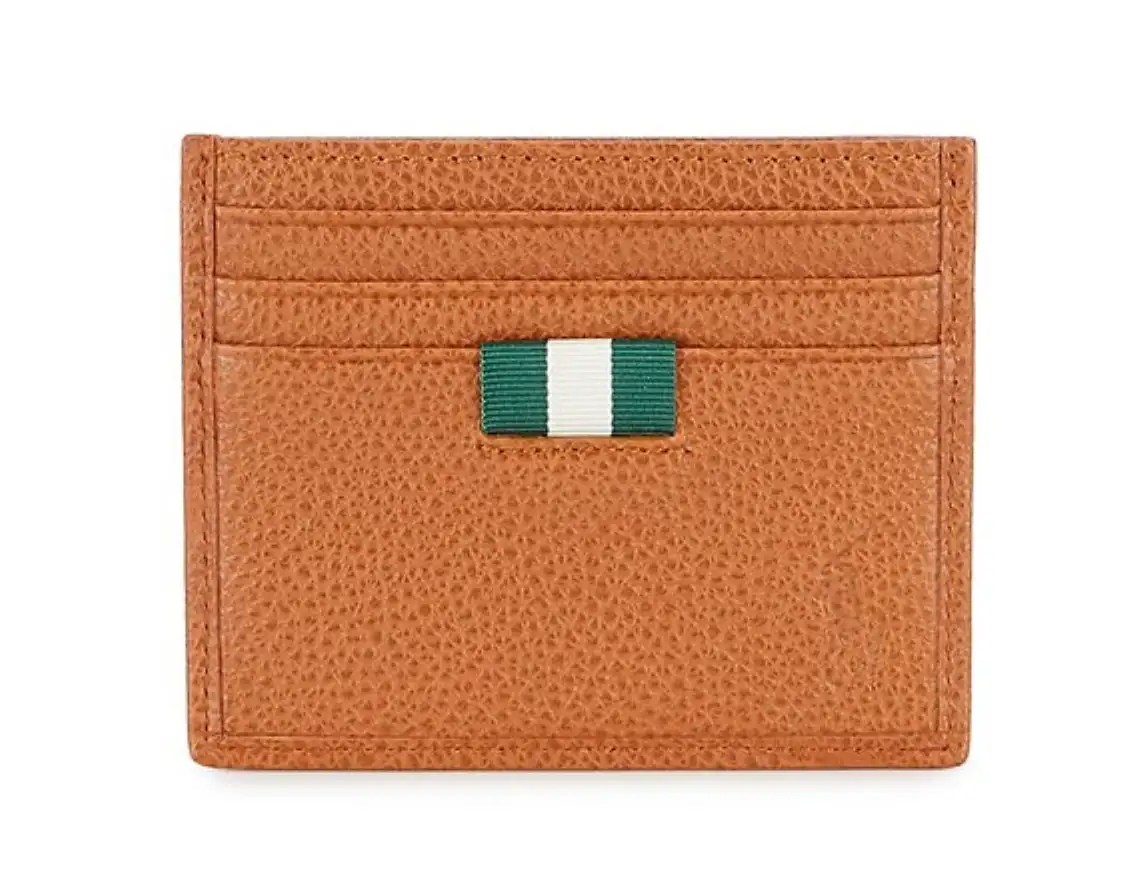 POLO RALPH LAUREN Men's Pebbled Leather Slim Card Case Wallet 39.99