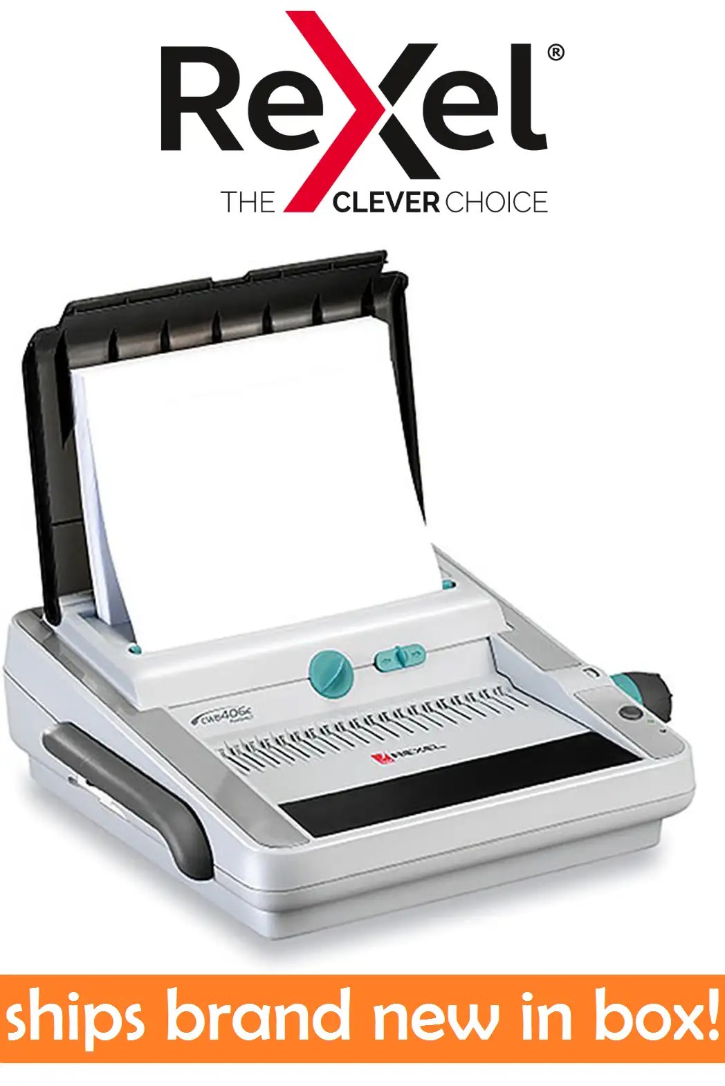 NEW IN BOX Rexel MultiBind Binding Machine 450 Sheets Electric Punch 2Y